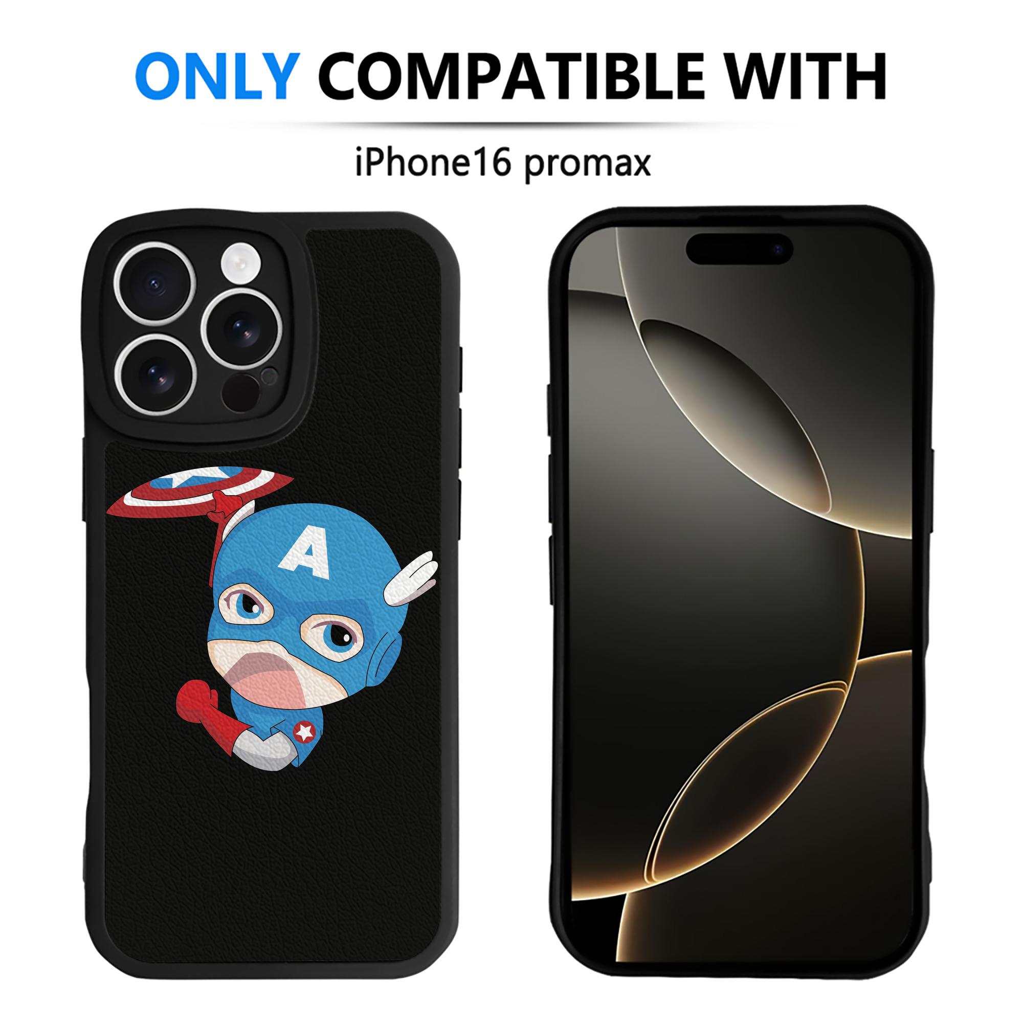 （画像用） アベンジャーズ The Avengers 【iPhone 16シリーズ対応】シリコンスマホケース（レザー調） 材質：シリコン